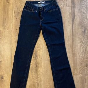 Levis Low Rise Dark Wash Bootcut Jeans